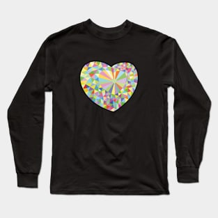 dimond heart Long Sleeve T-Shirt